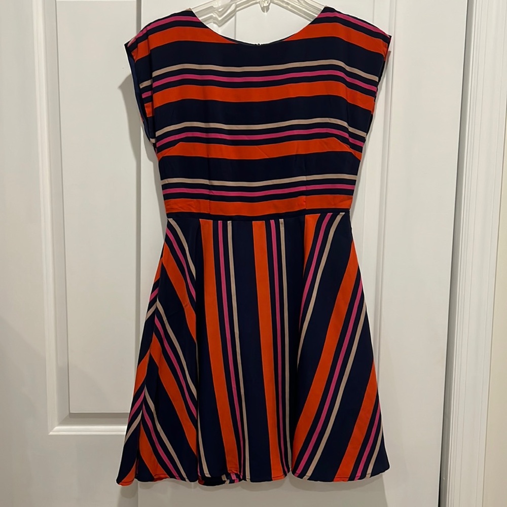 Striped silky Dress